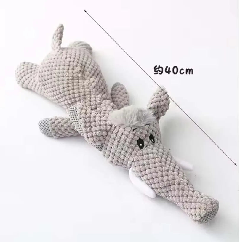 Plush Squeak Fleece Chew Toy for Large Dogs | Durable