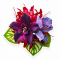 Hawaii Orchid Flower Hair Clip – Tropical Barrette for Women
