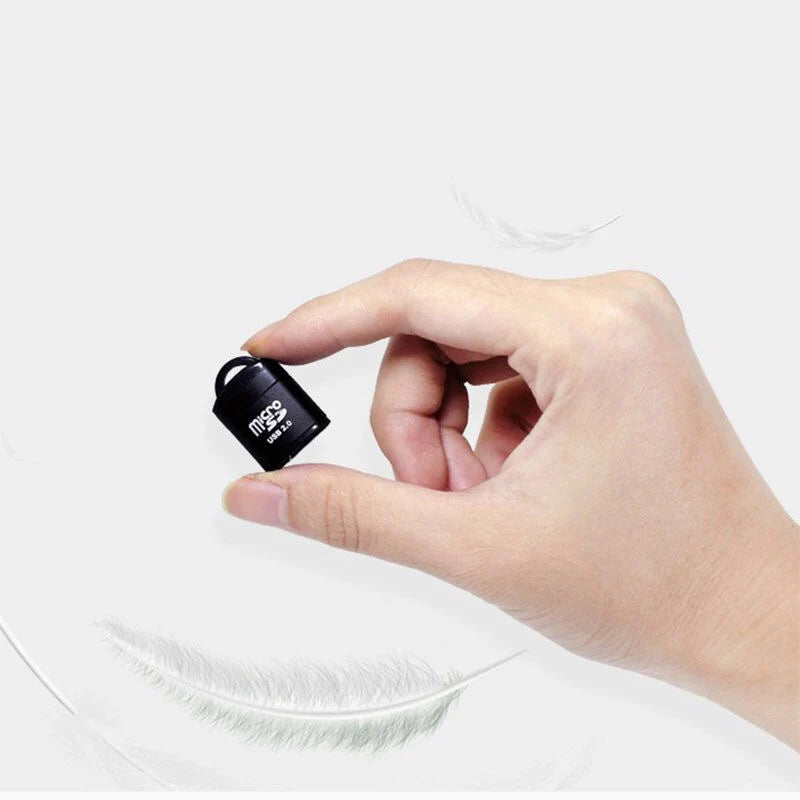 Mini USB Micro SD TF Card Reader with Anti-Lost Chain | USB 2.0
