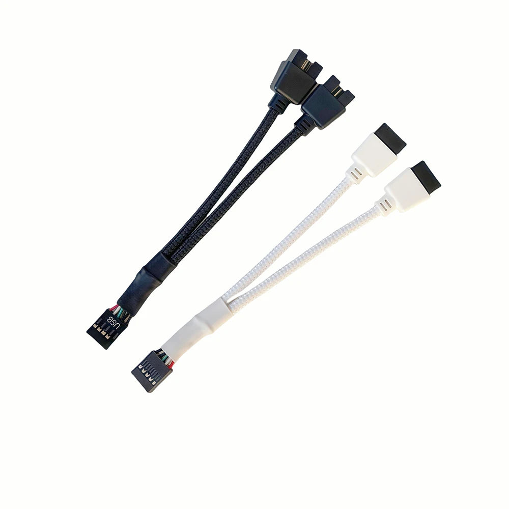 USB 9-Pin to Dual 9-Pin Motherboard Splitter Cable | 1 to 2