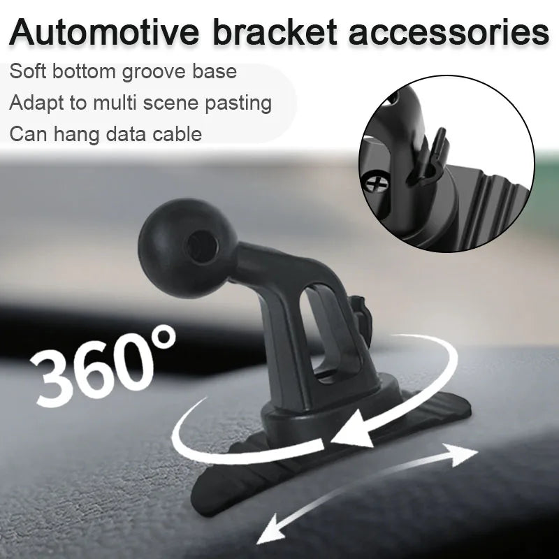 360° Rotating Dashboard Phone Holder Base | Universal Car Mount