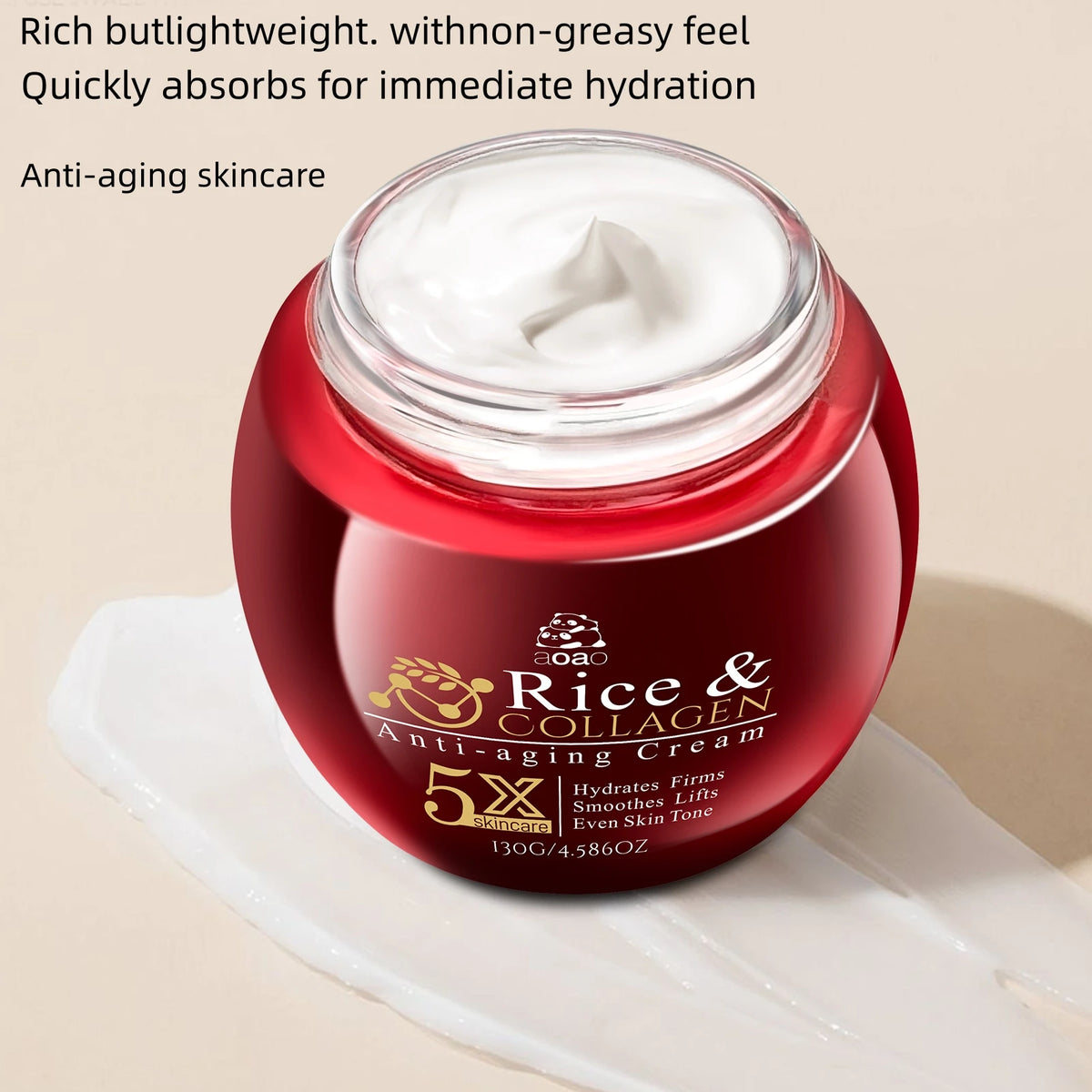 Rice Collagen Firming Cream – Ceramides & Hyaluronic Acid