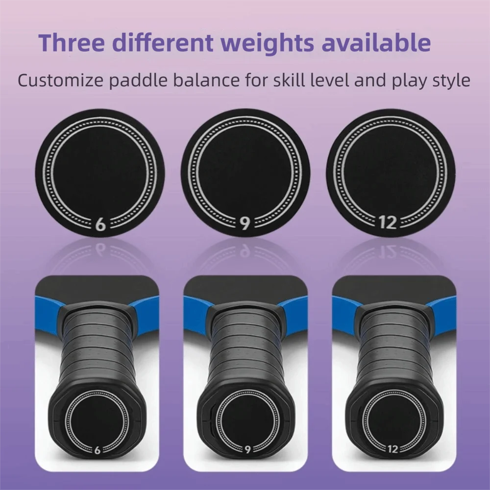 Pickleball Paddle Handle Weight Kit – 6g 9g 12g Adjustable