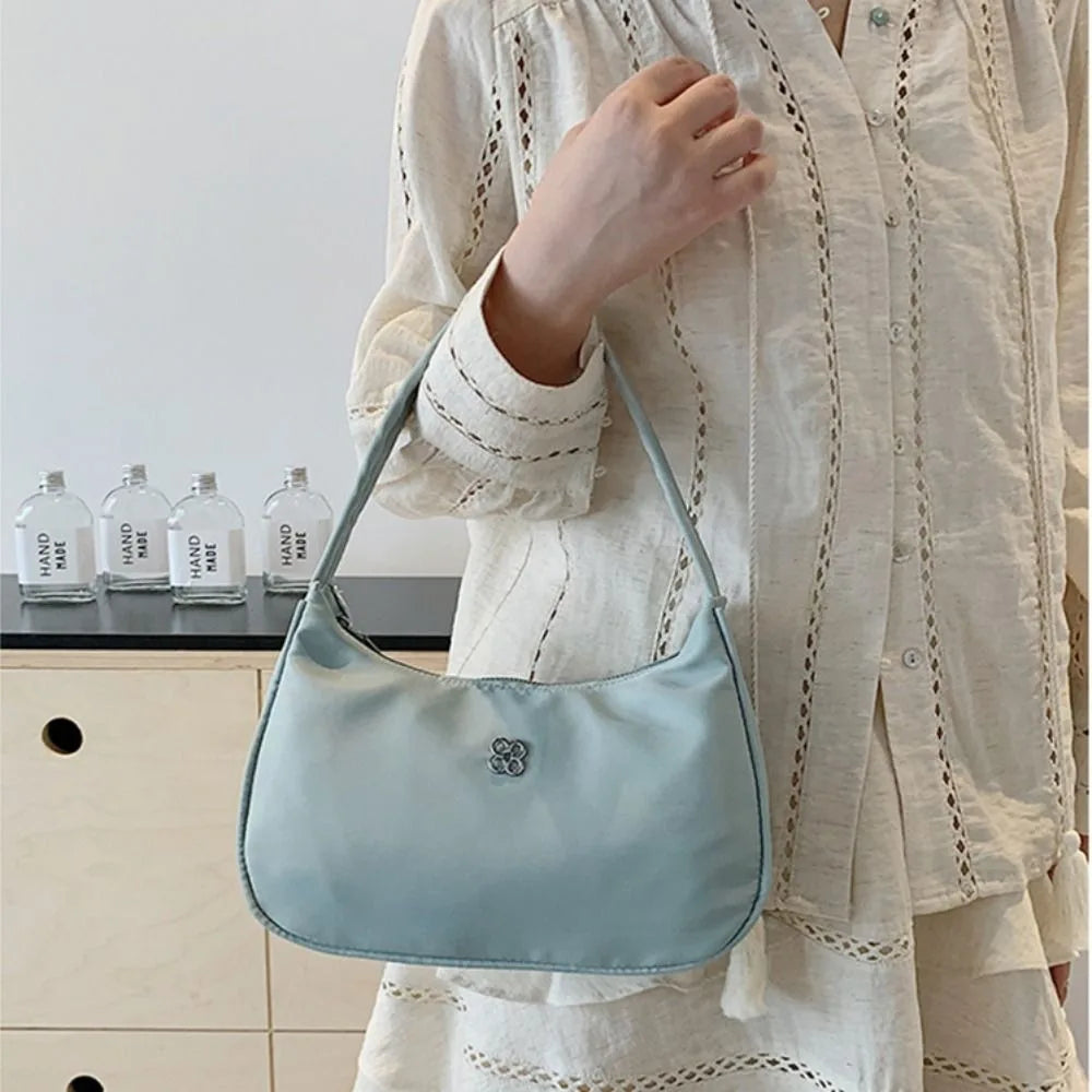 Women's Nylon Shoulder Bag – Large Capacity Casual Hobo Purse