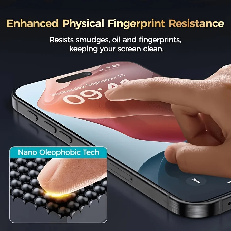AKABEILA iPhone Tempered Glass Screen Protector 1–5 Pack
