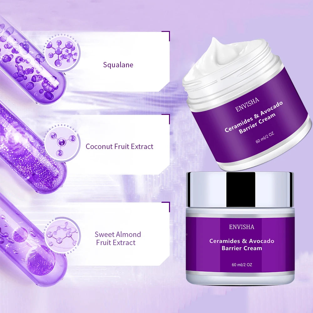 ENVISHA Ceramide & Avocado Face Cream – Firming Moisturizer