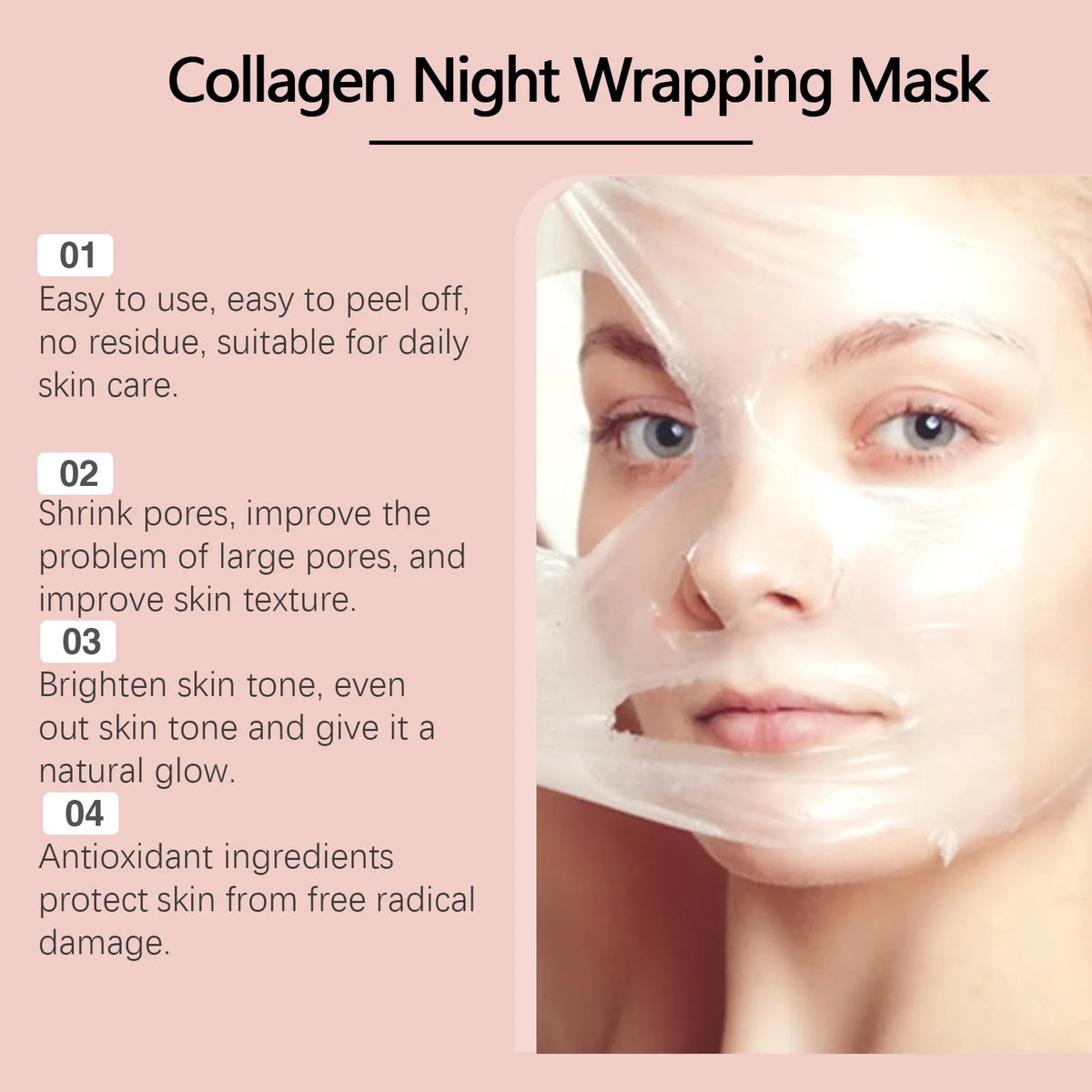 Hoygi Collagen Peel-Off Jelly Mask – Firming & Moisturizing