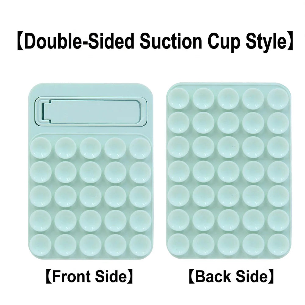 Silicone Suction Phone Mount – Foldable Shower & Mirror Holder