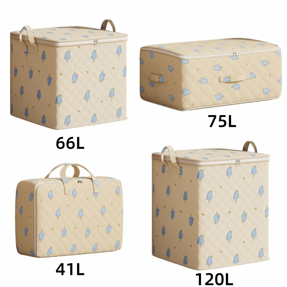 Foldable Canvas Storage Bag | Large Quilt & Clothes Organizer