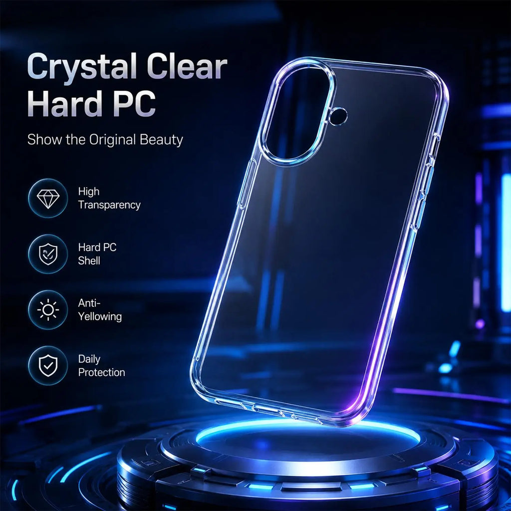 Clear PC Case for iPhone 18 / 18 Pro / Pro Max / Ultra