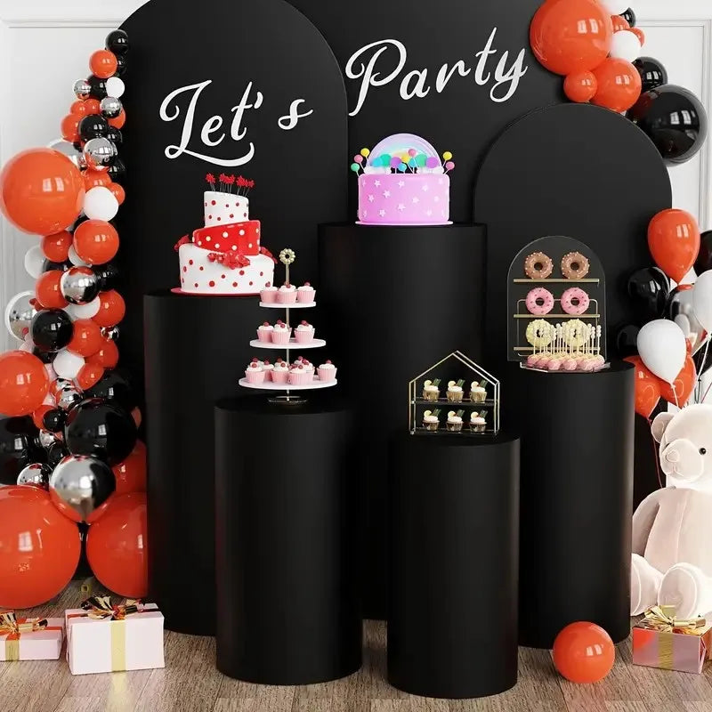 Cylinder Stand Elastic Covers | Party & Wedding Décor 3/5 PC