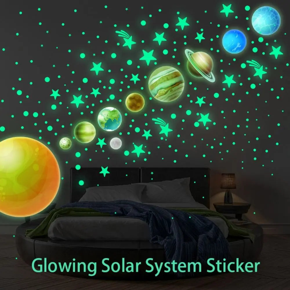 Glow in the Dark Star & Planet Wall Stickers | Home Decor