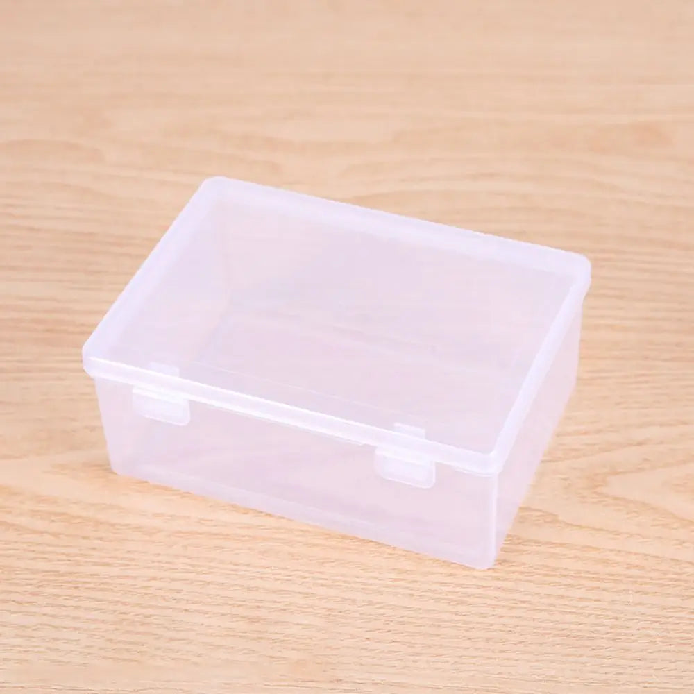 Transparent Flip Storage Box | Portable PP Plastic Organizer