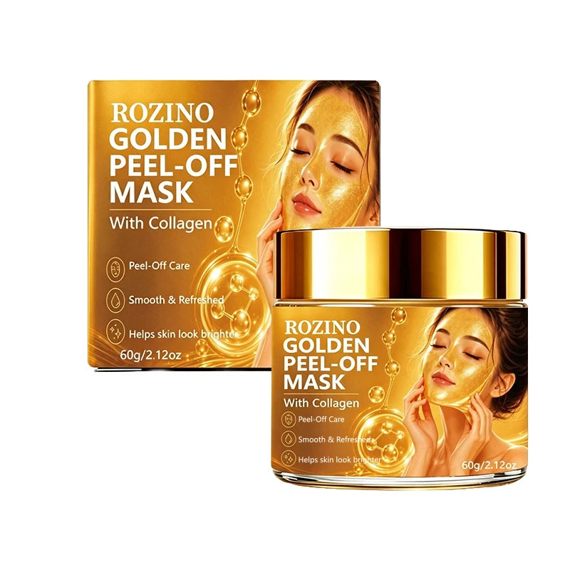 ROZINO Gold Collagen Peel-Off Face Mask 60g – Moisturizing