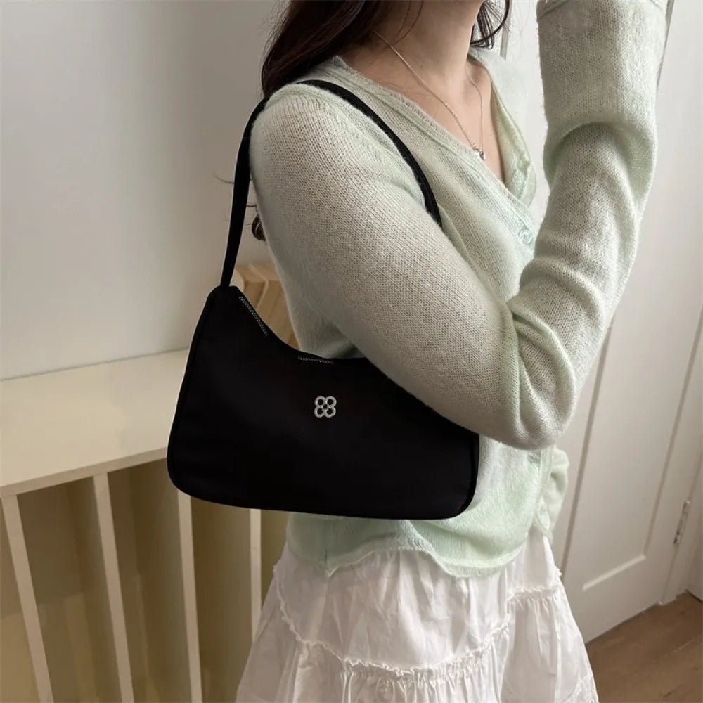 Women's Nylon Shoulder Bag – Large Capacity Casual Hobo Purse