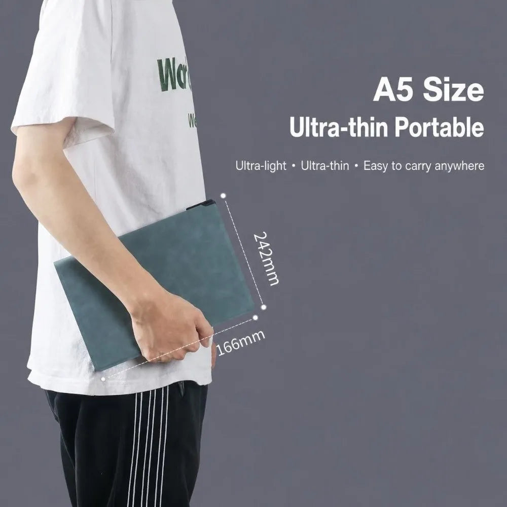 A5 Reusable Dry Erase Notebook – Foldable Whiteboard Notepad