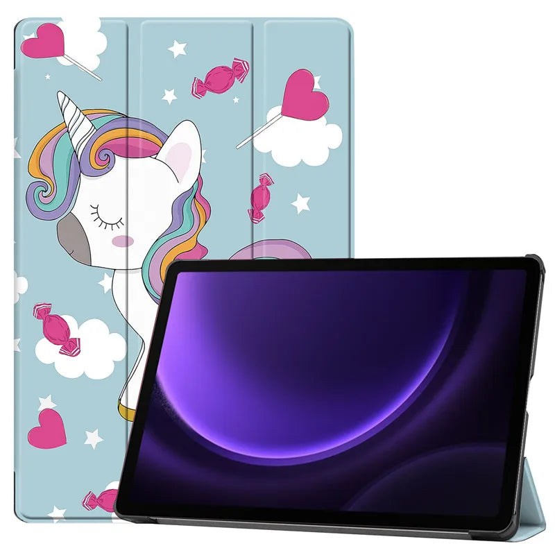 Samsung Galaxy Tab S9 FE 10.9" Tri-Fold PU Leather Smart Case