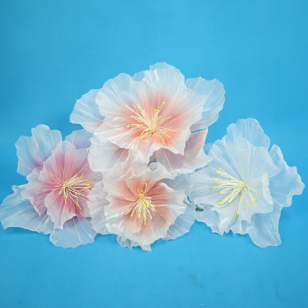 Giant Artificial Peach Blossom Flower Head 30/40/50cm