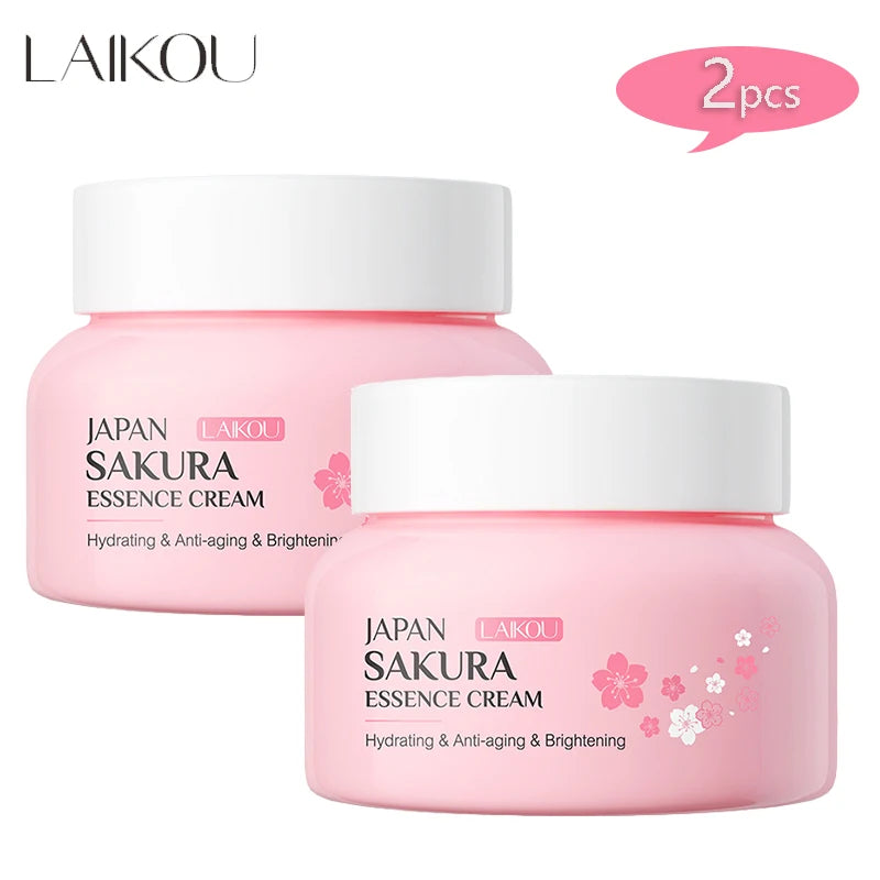 LAIKOU Sakura Essence Face Cream 2-Pack – Moisturizing & Nourishing
