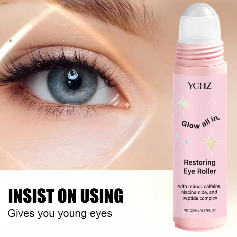 Caffeine Eye Roll-On Serum | Ceramide & Retinol | 20ml