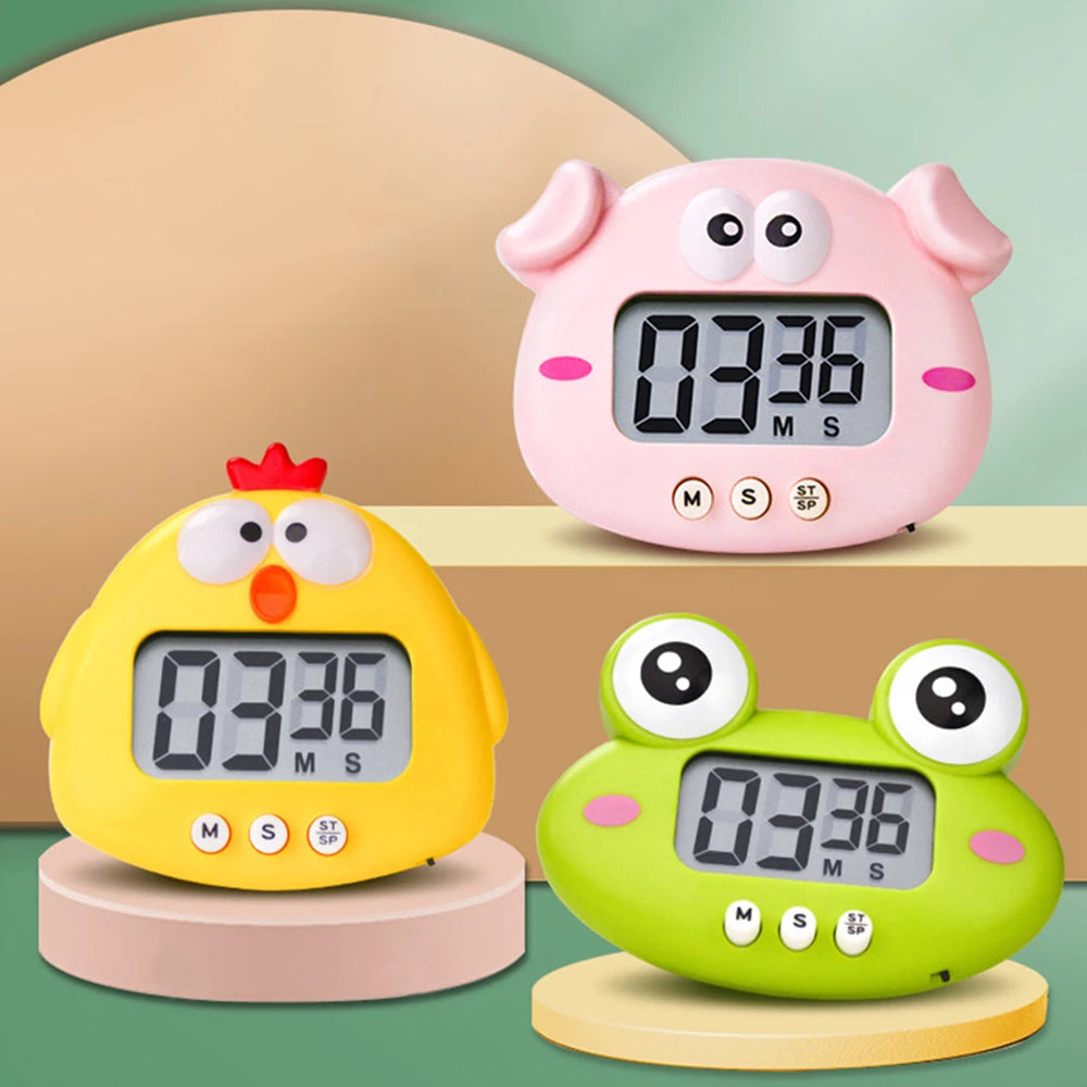Cute Frog Digital Kitchen Timer 1-99 Min Countdown
