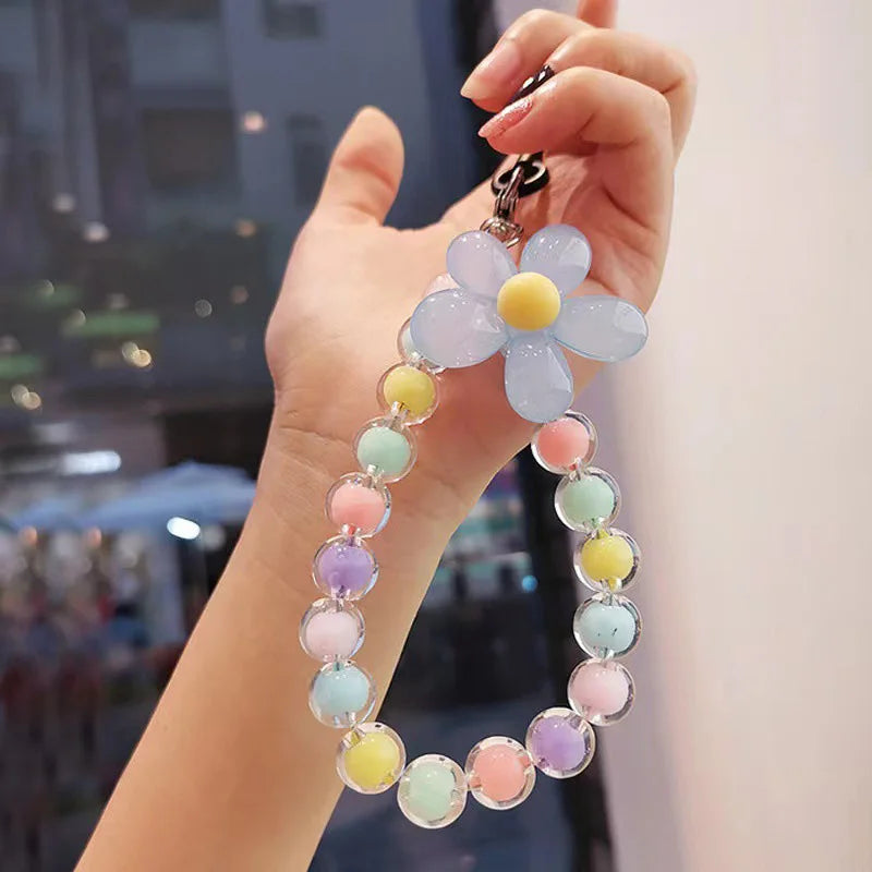 Diamond Crystal Wrist Strap Lanyard for Phone Keys & ID Card