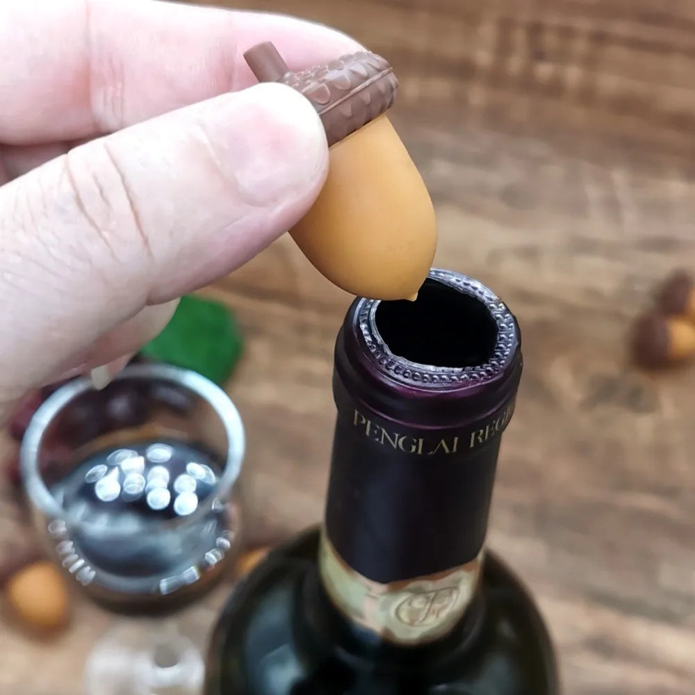 Silicone Pine Cone Wine Stopper – Eco-Friendly Bottle Cap