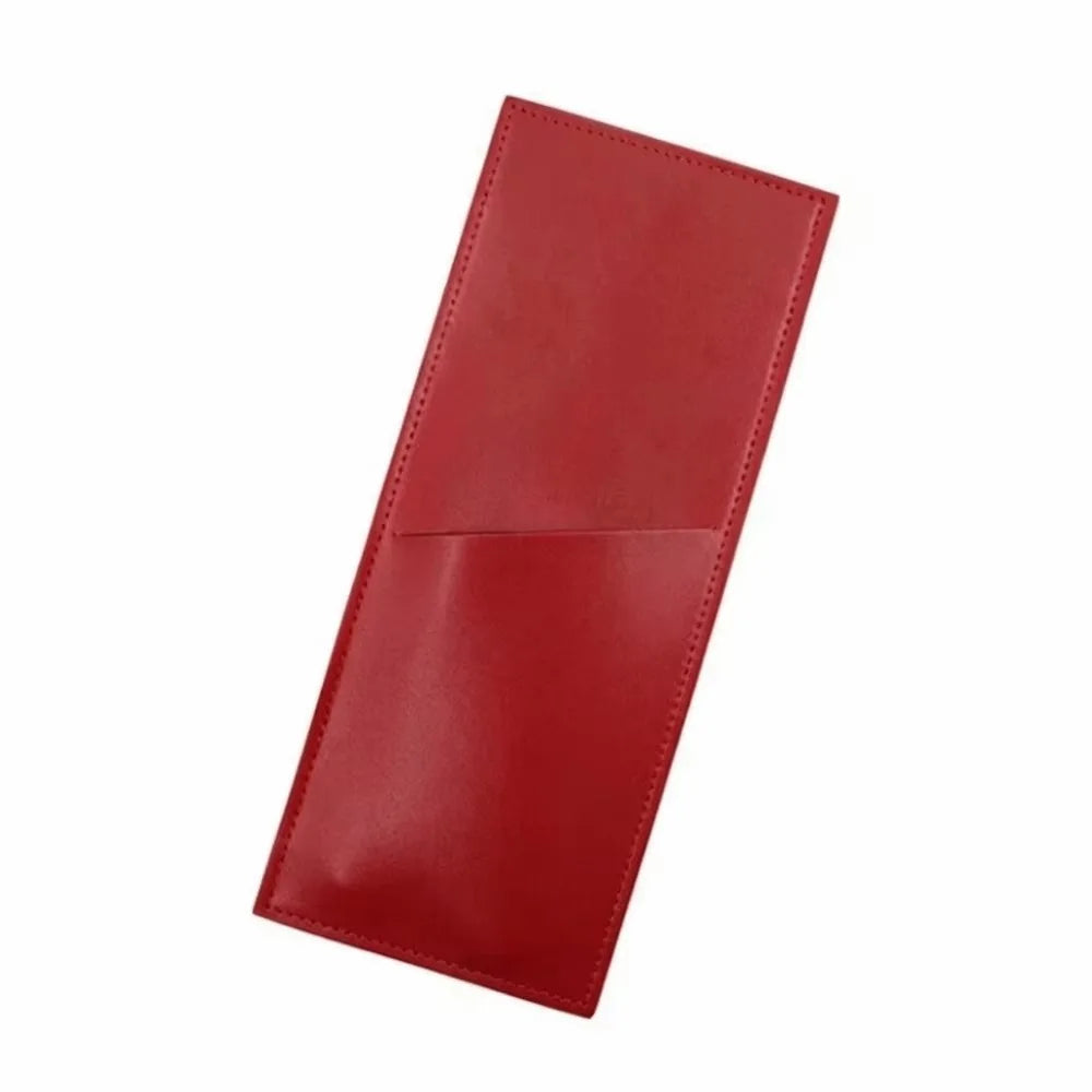 PU Leather Cutlery Pouch | Reusable Flatware Sleeve Holder