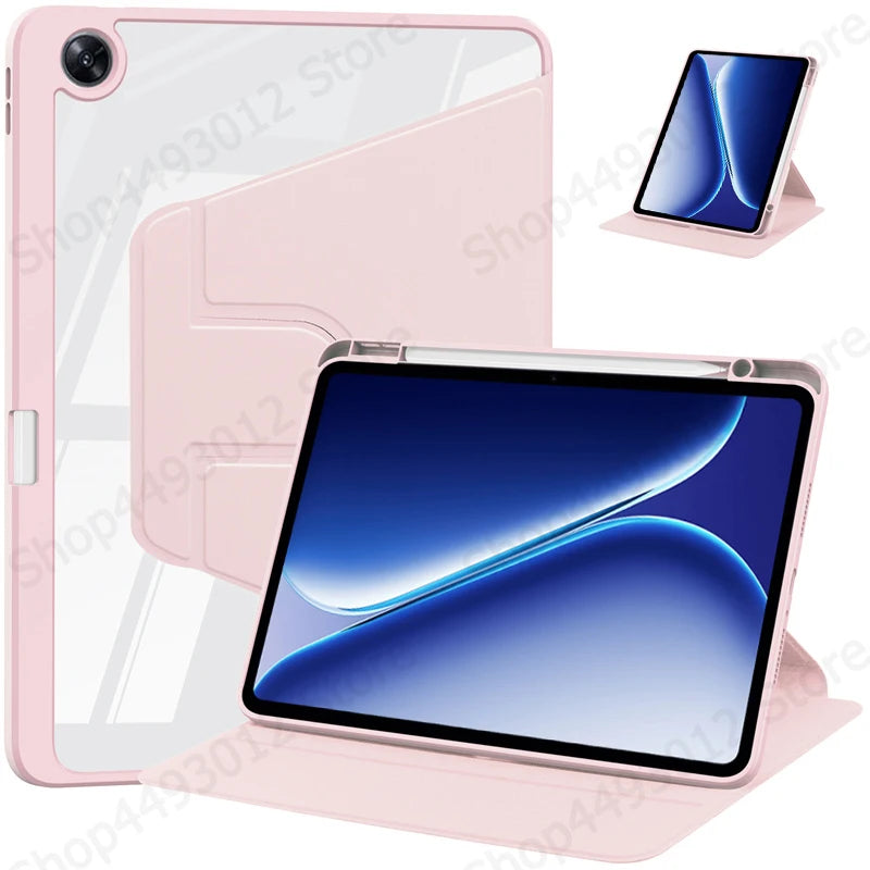 OnePlus Pad Go 2 Case 2025 – 360° Stand & Pencil Holder