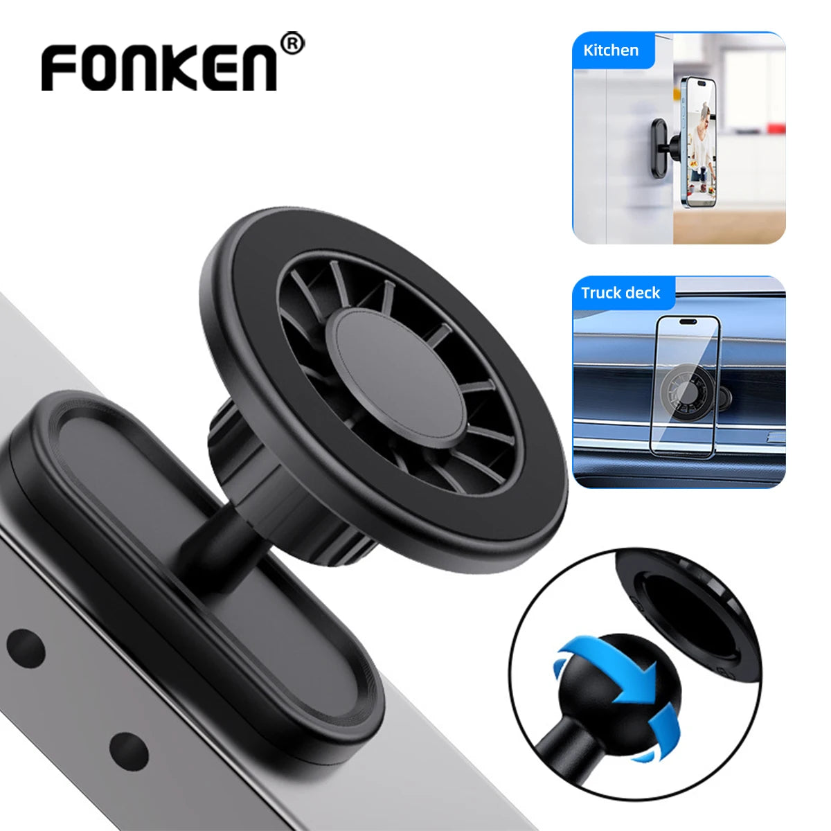 Magnetic Golf Cart Phone Mount | MagSafe iPhone Holder