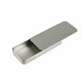Sliding Lid Tin Box – Rectangular Tinplate Storage | 19 Sizes