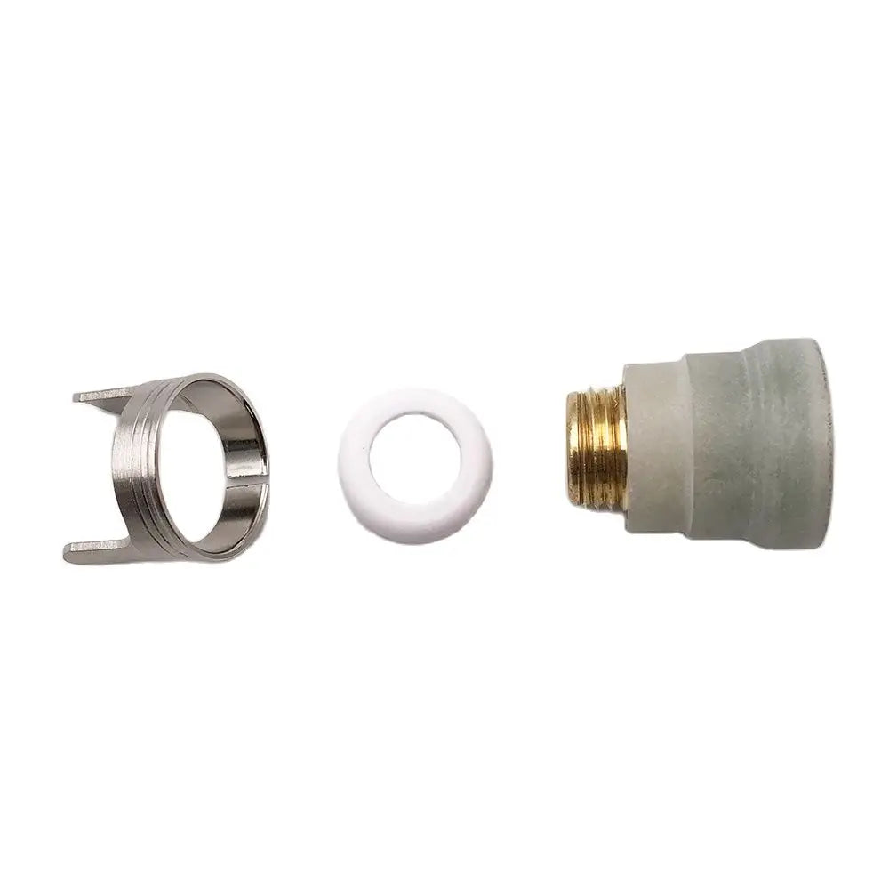 PT-60 Plasma Torch Consumables – Shield Cap, Ceramic Nozzle, Spring