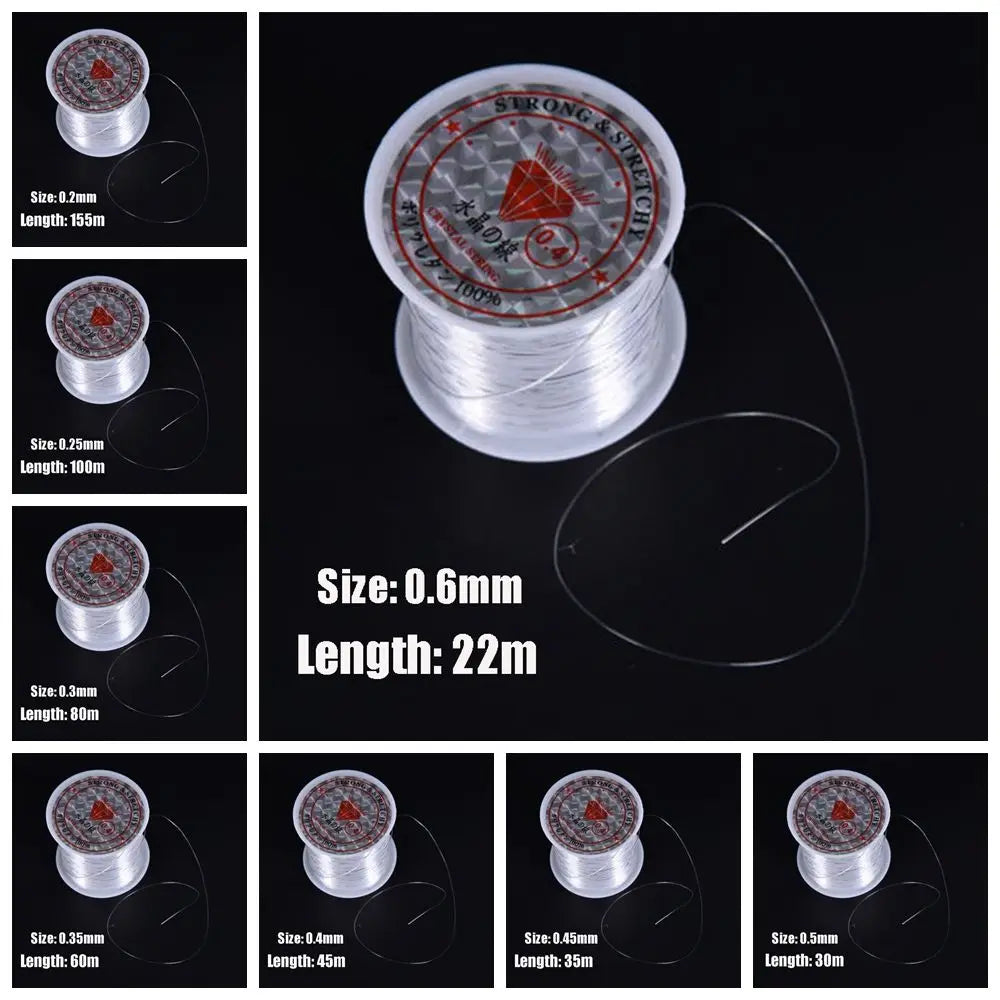 Nylon Monofilament Fishing Line – 0.2mm to 0.6mm Crystal Clear