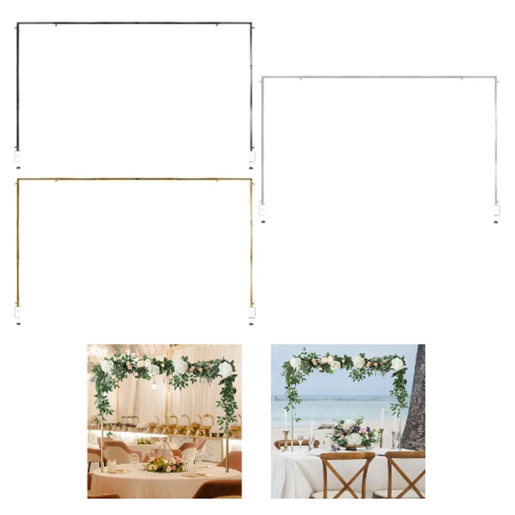 Adjustable Iron Table Arch Stand | Tabletop Backdrop Decor