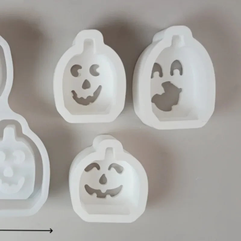 Halloween Pumpkin Silicone Mold – DIY Plaster & Cement Craft