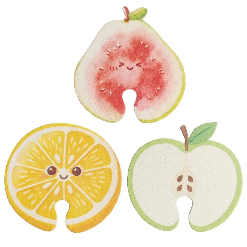 Fruit Shape Wood Pulp Kitchen Sponge Scrubber – Dish Pad