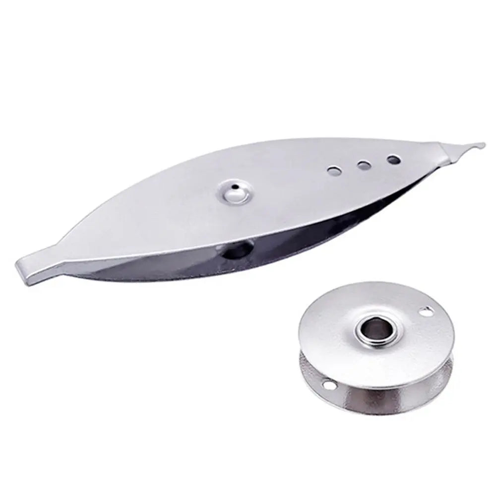 Metal Tatting Shuttle – Steel Bobbin for Lace & Crochet Crafts