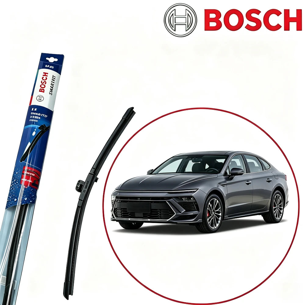 Bosch SMARTFIT Windshield Wiper Blades 14–26 Inch | Quiet Smooth