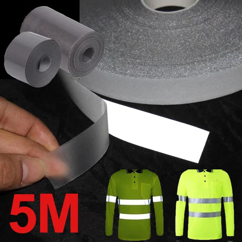 5M Reflective Heat Transfer Film – Iron-On Safety Strip