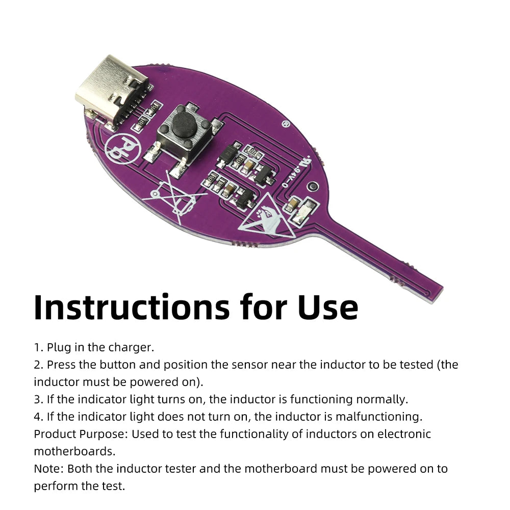 Gaqqee Inductance Tester – Motherboard Coil Tester Type-C