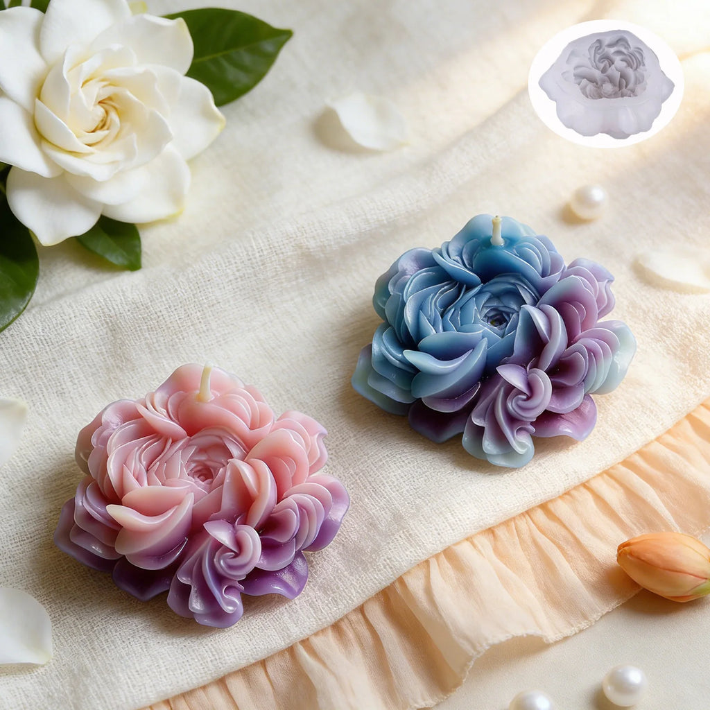 3D Flower Silicone Mold – Candle, Soap & Clay DIY Craft