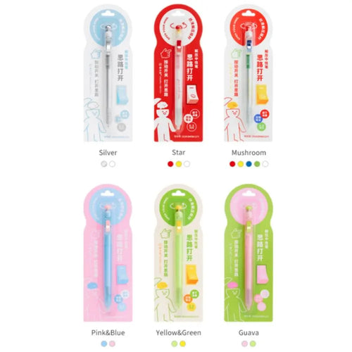 0.5mm Clicker Gel Pen – Smooth Writing Fidget Switch Pen