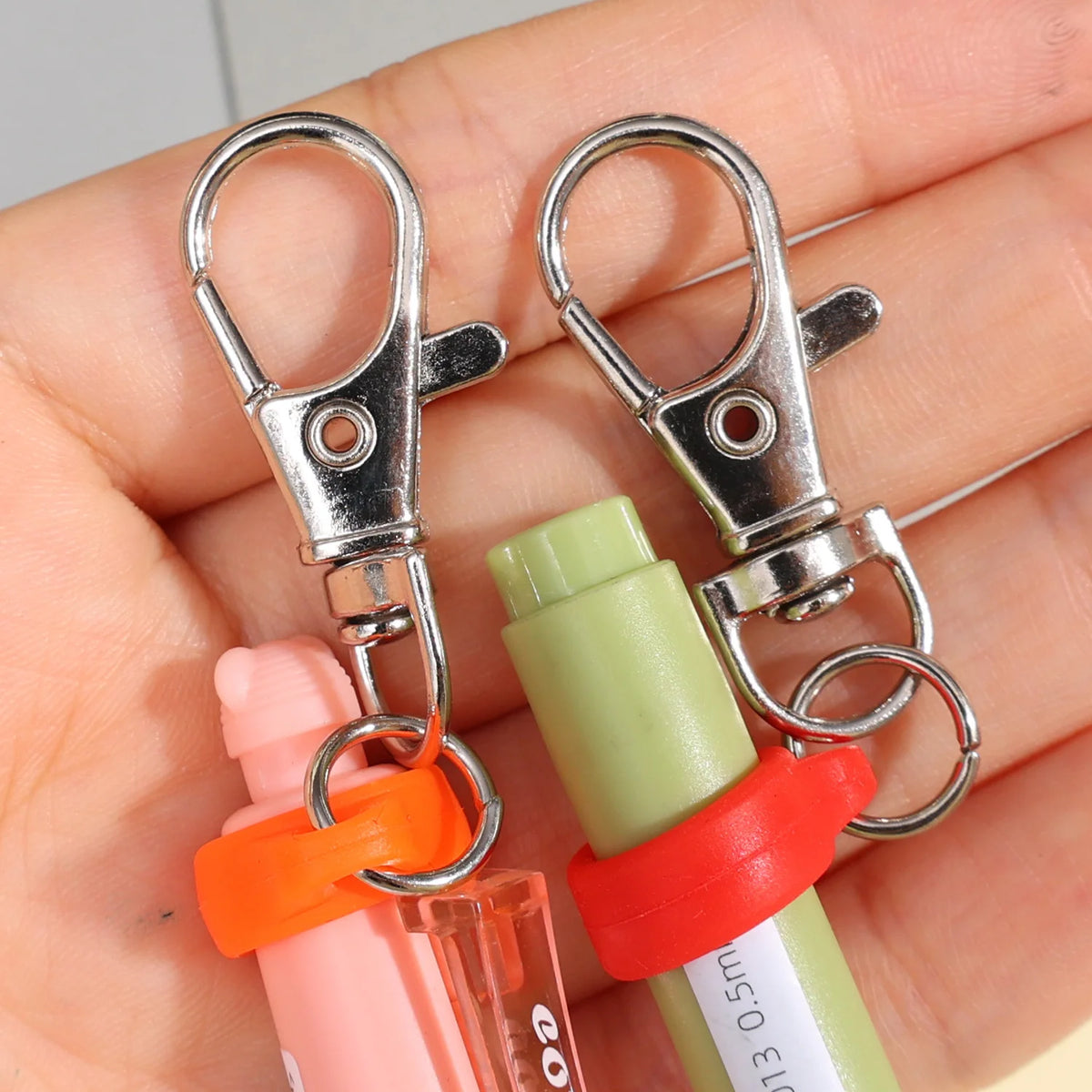 Silicone Pen Clip with Lobster Clasp | Anti-Lost Pen Holder