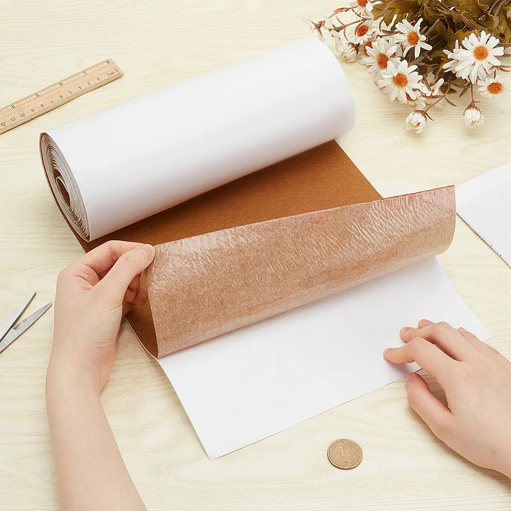 Self-Adhesive Polyester Felt Fabric Roll 4M x 25cm – Craft & Lining