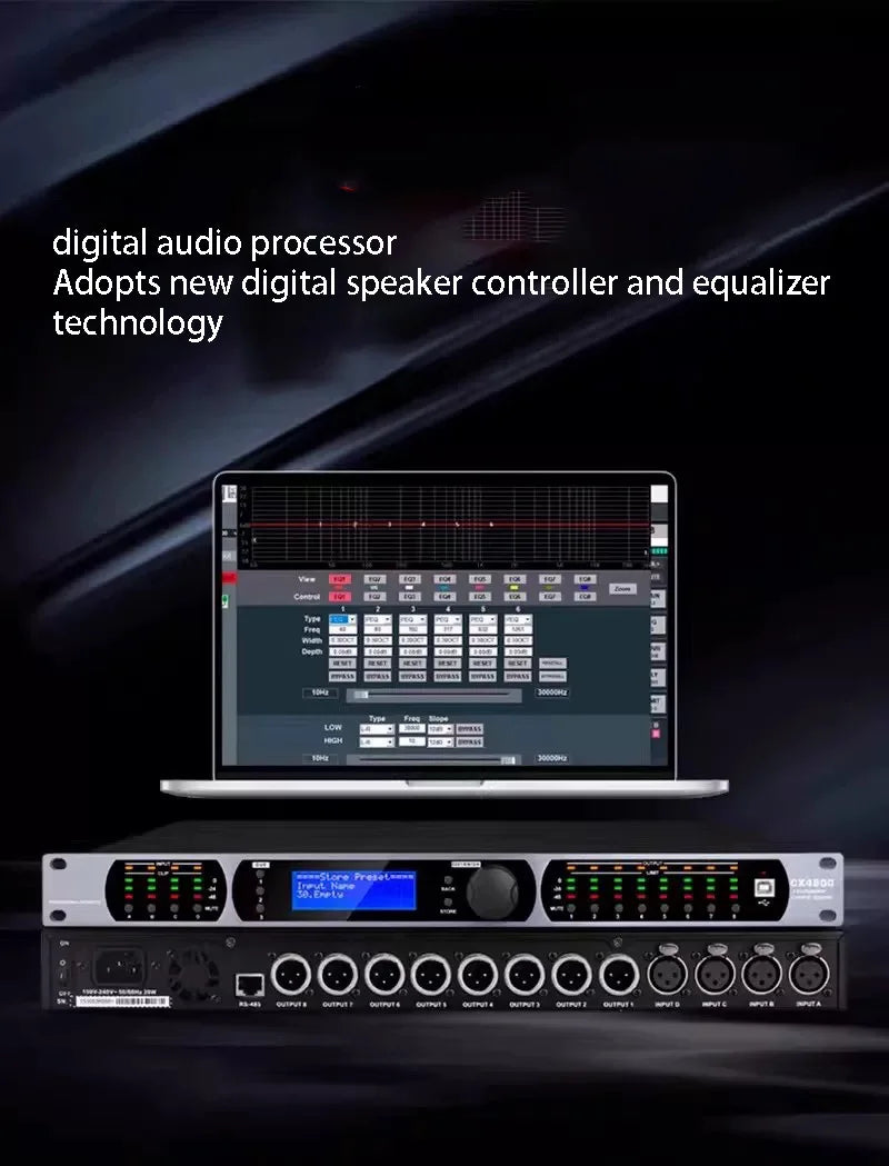 CX4800 Audio Processor Delay Equalizer | Computer Control