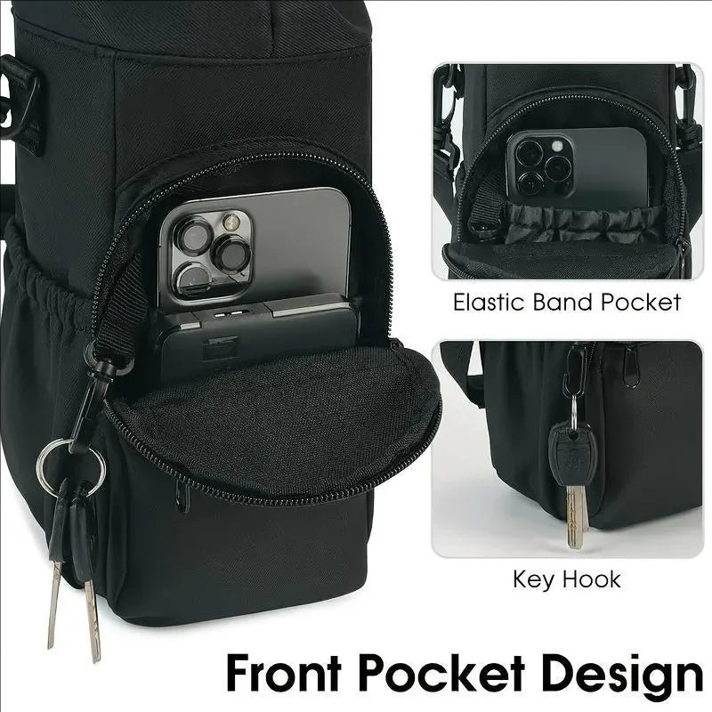 Water Bottle Holder Sling Bag | Crossbody Carrier 32–40oz