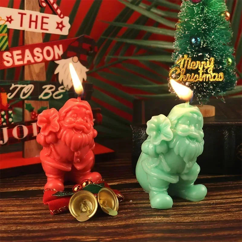 Santa Claus Silicone Mold – Candle, Resin & Clay Christmas Craft