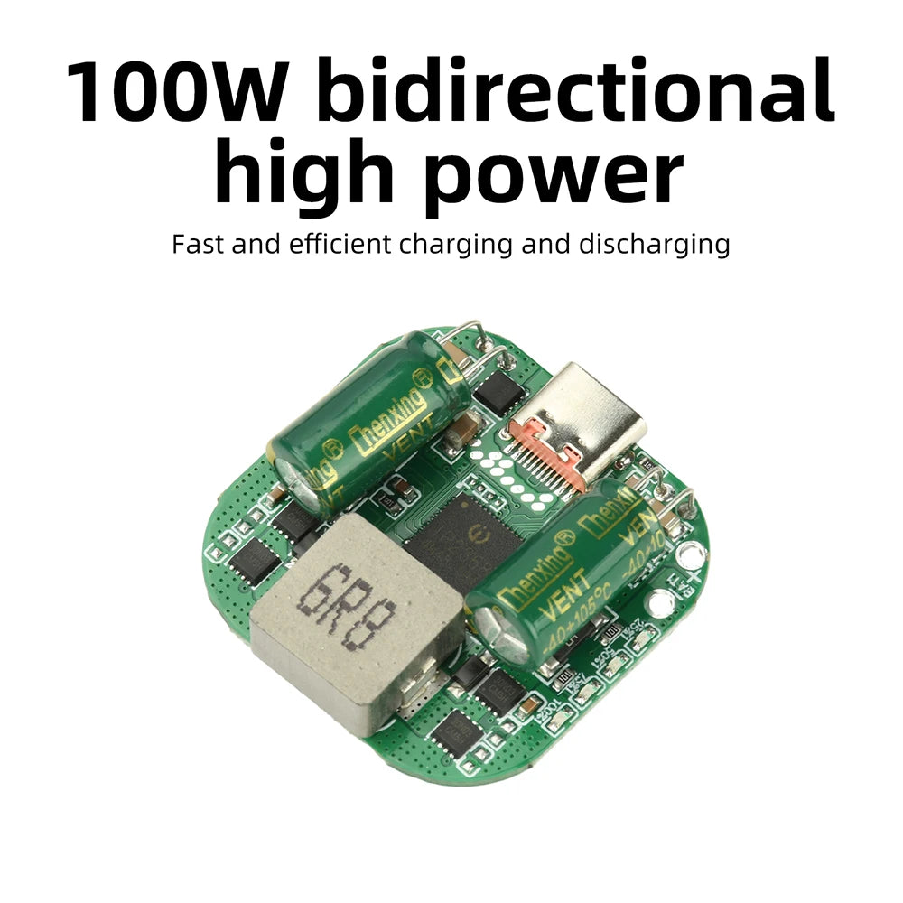 IP2368 100W Bidirectional Charge Module | Type-C PD 3.0 Buck-Boost