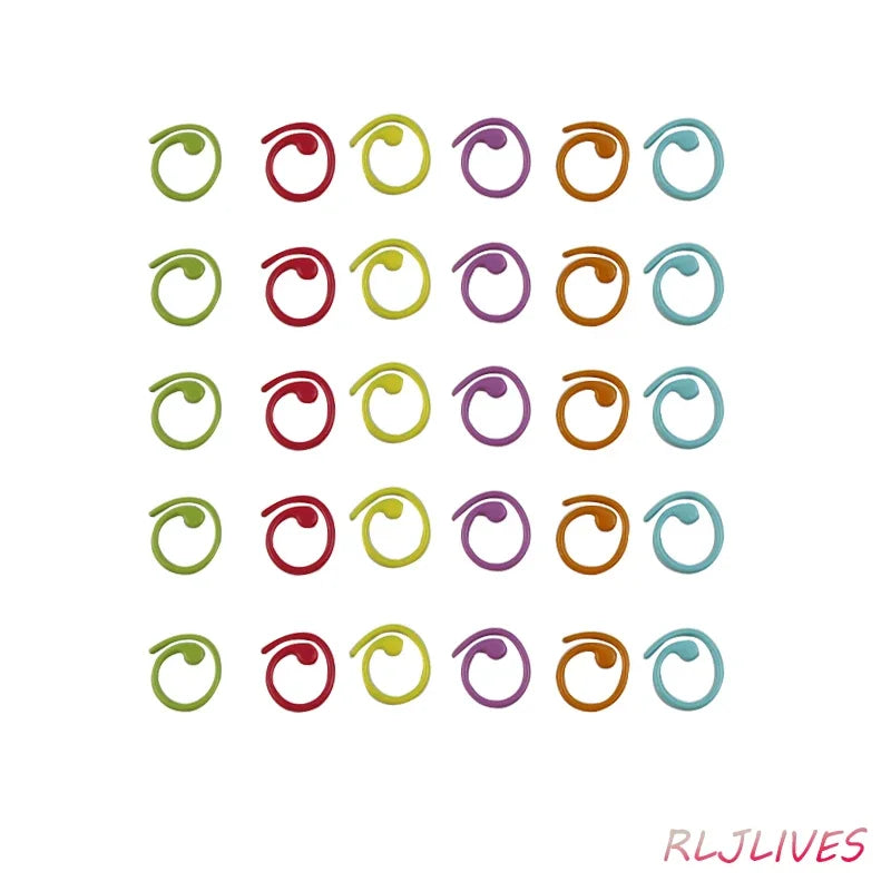 Metal Locking Stitch Markers for Knitting & Crochet – 10/30/50Pcs
