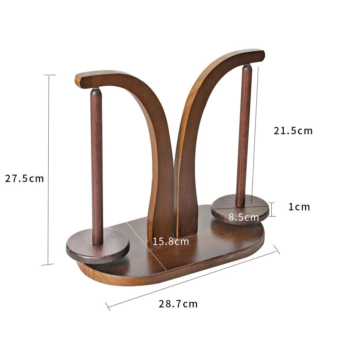 Wooden Yarn Stand – Magnetic Rotation Spool & Wool Ball Holder